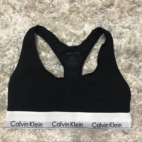 Set of 2 Calvin Klein modern racerback bralettes - Picture 3 of 8